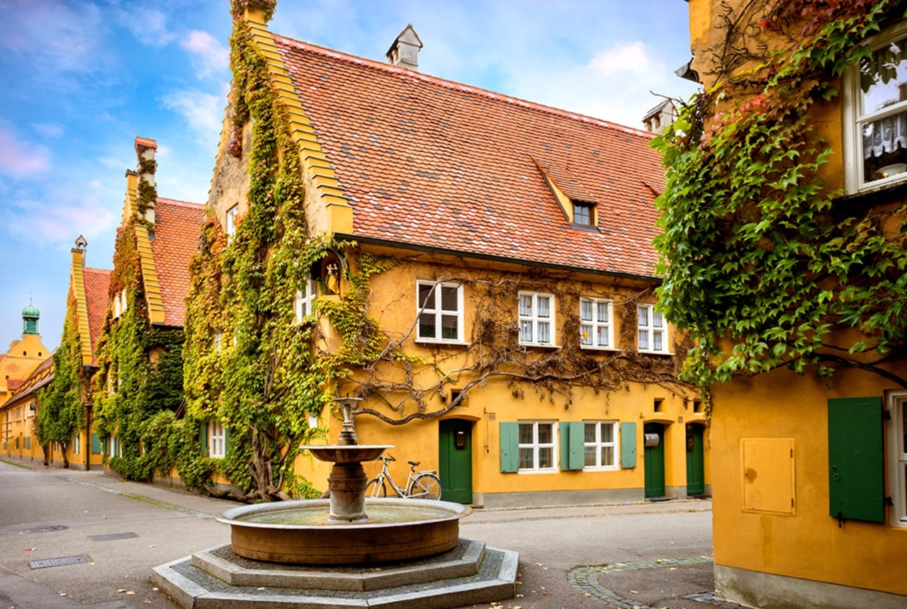 Fuggerei foto fuori