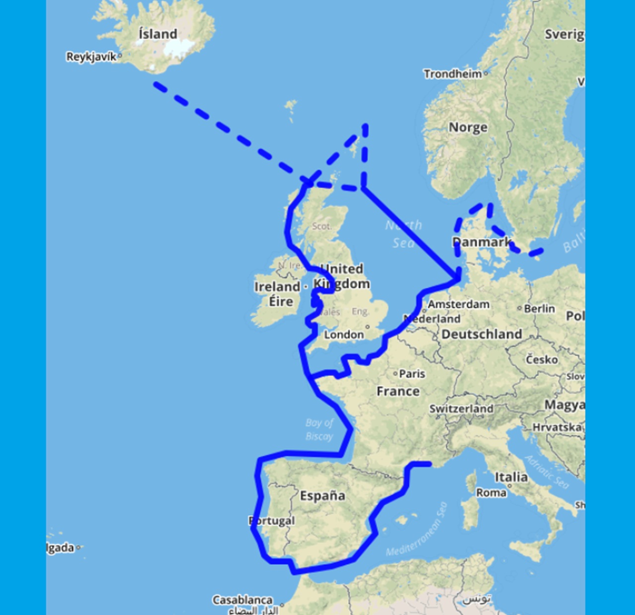 Pitea itinerario probabile