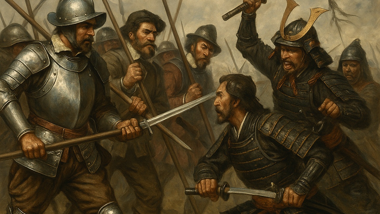Spagnoli contro Samurai nel XVI secolo: chi vince?
