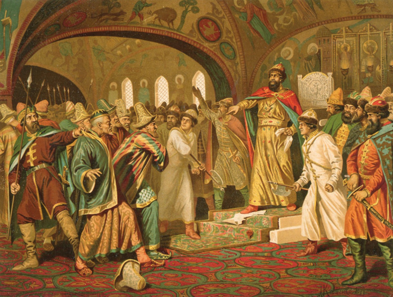 8 ottobre Ivan III respinge emissari tatari