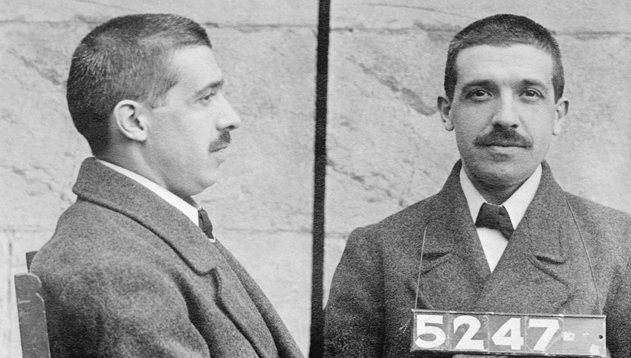 Charles Ponzi immagine segnaletica