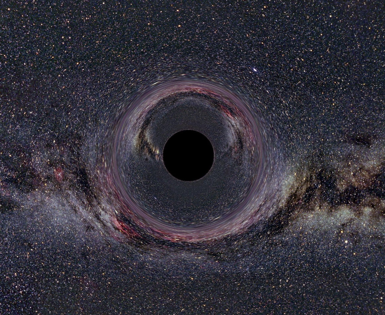 prima immagine buco nero ricostruzione NASA aspetto buco nero