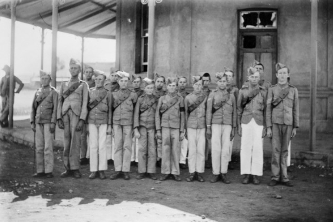 Barone Baden-Powell foto cadetti di Mafeking