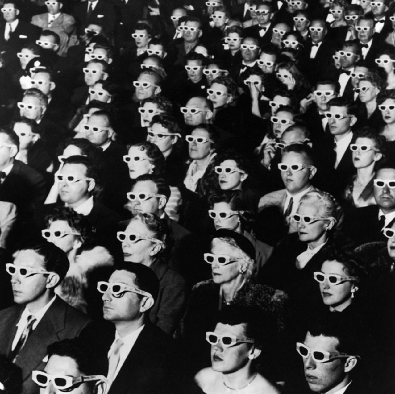 cinema in 3D fotografia di Eyerman