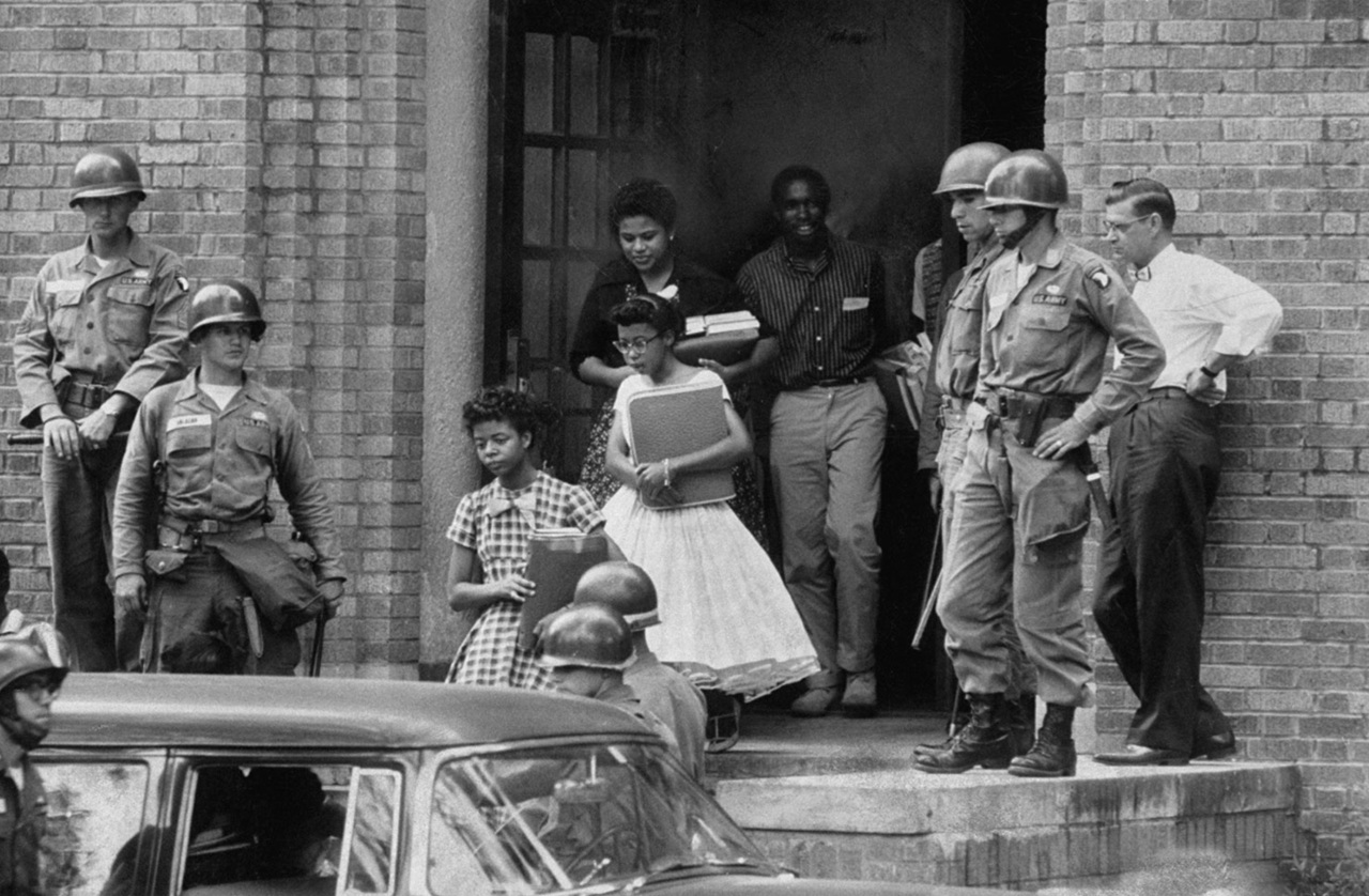 Little Rock Nine immagine uscita di scuola