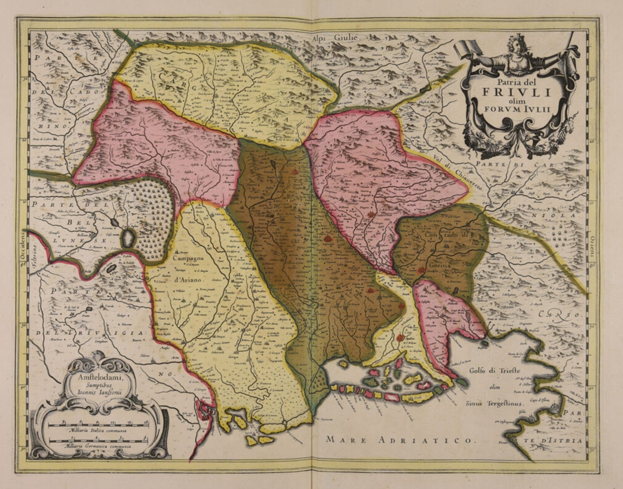 incursioni turche mappa Friuli