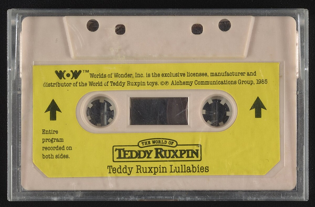teddy ruxpin cassetta
