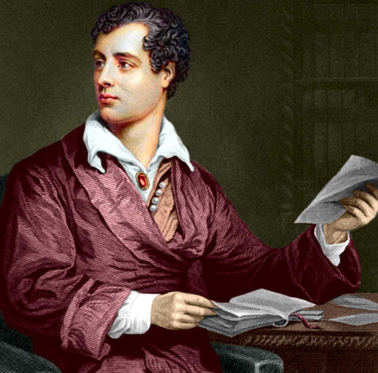 Lord Byron dipinto