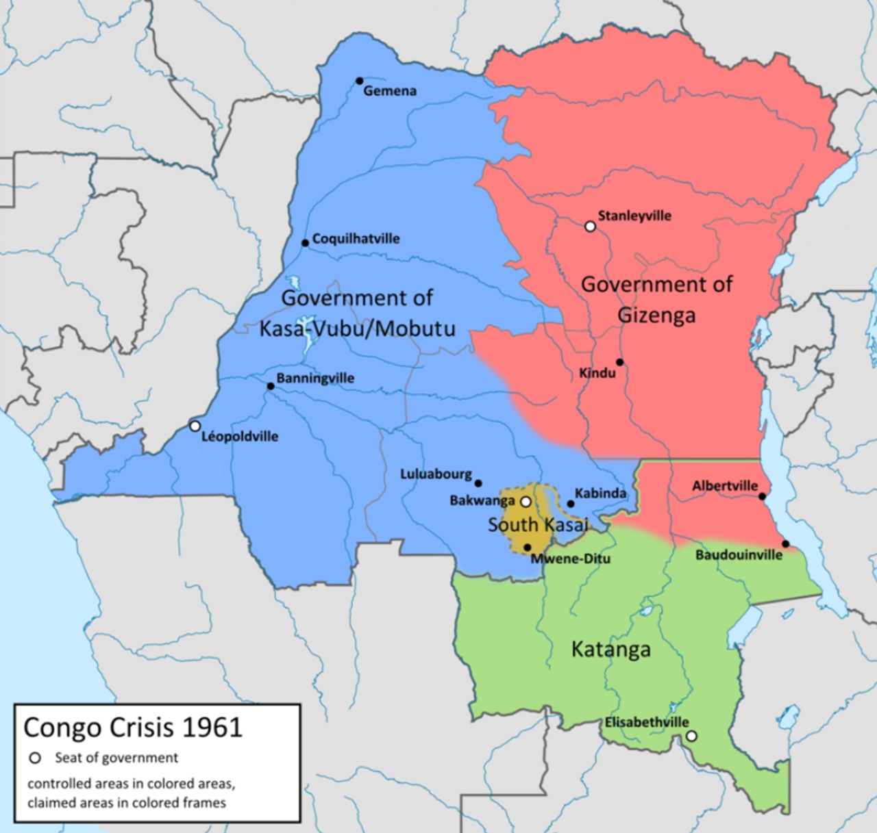 11 novembre mappa crisi del Congo