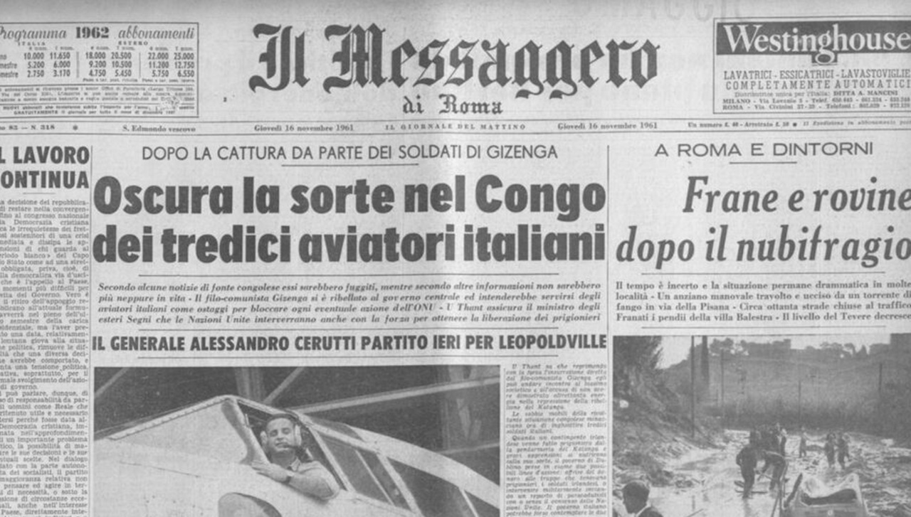 11 novembre notizia tredici aviatori italiani