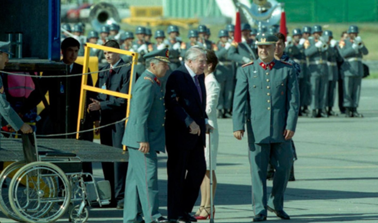 16 ottobre rientro in Cile Pinochet
