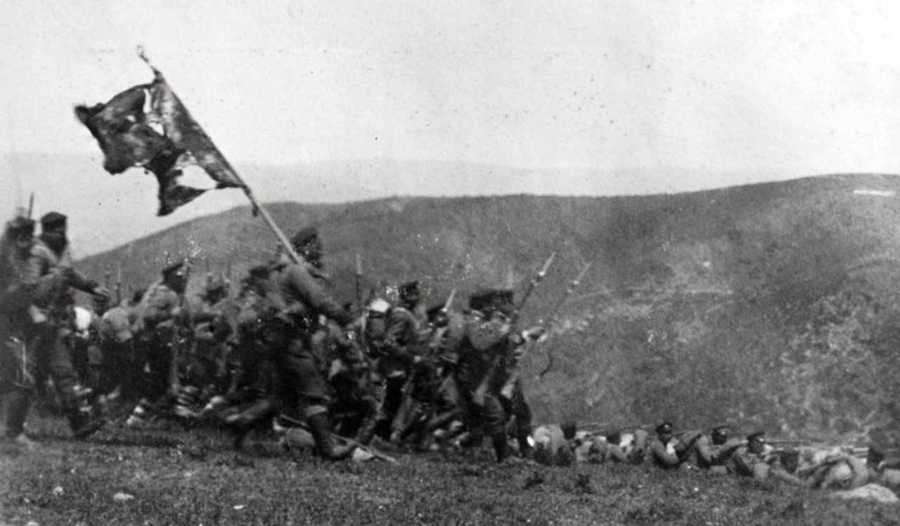 2 novembre carica alla baionetta bulgari