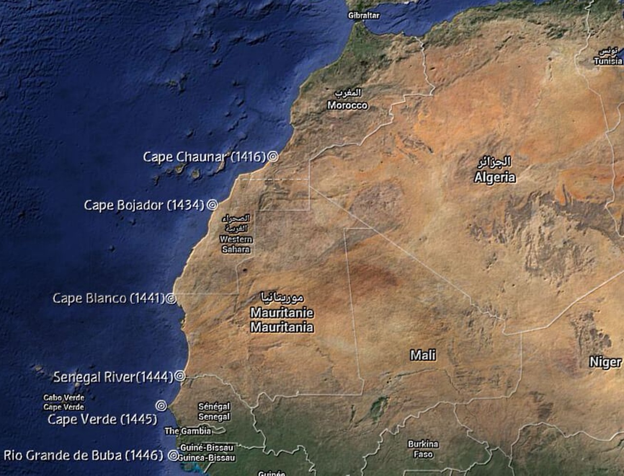 Capo Bojador Sahara occidentale