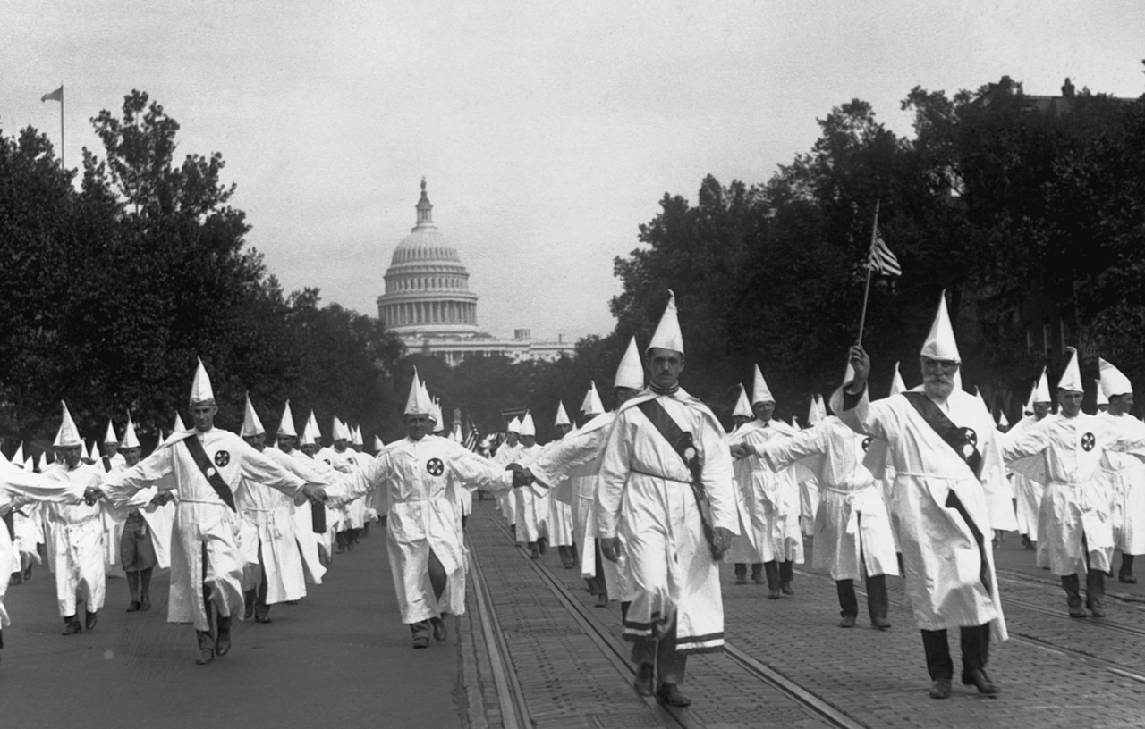 razzisti KKK manifestazione Washington