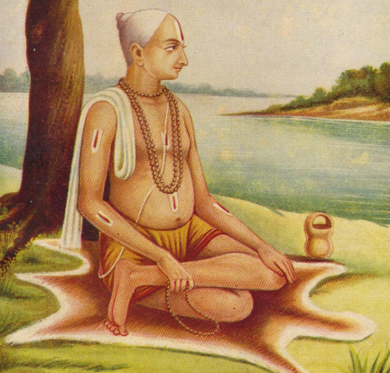 equilibrio antico yoga Varanasi