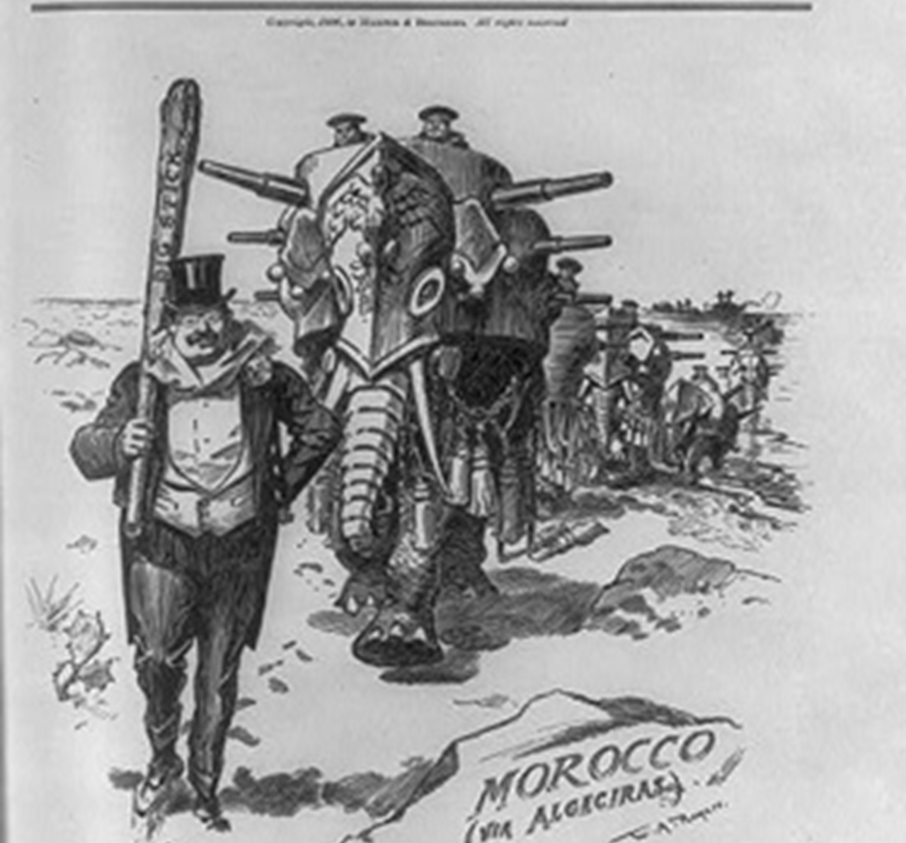 conferenza di Algeciras, propaganda