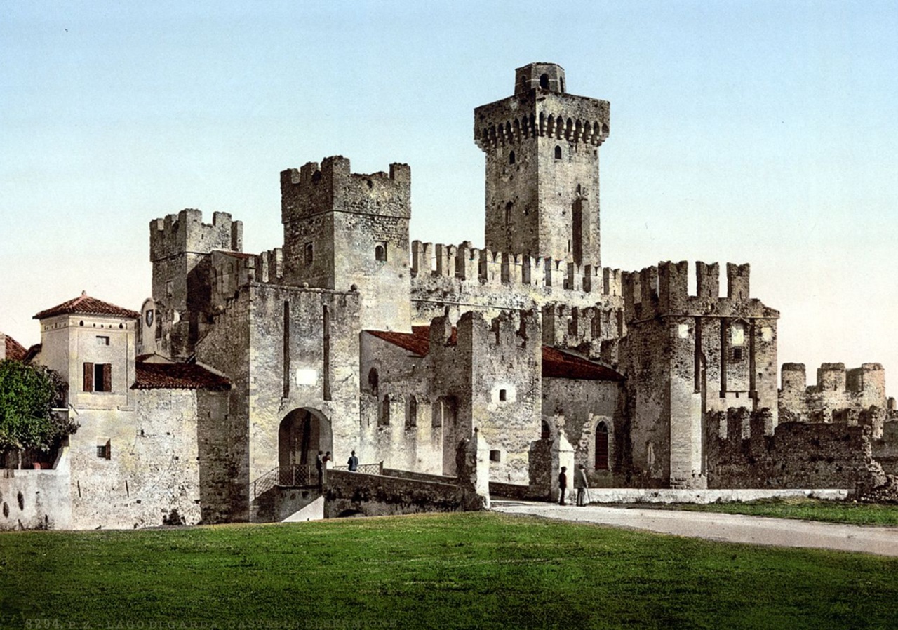 Castello Scaligero di Sirmione fine XIX secolo