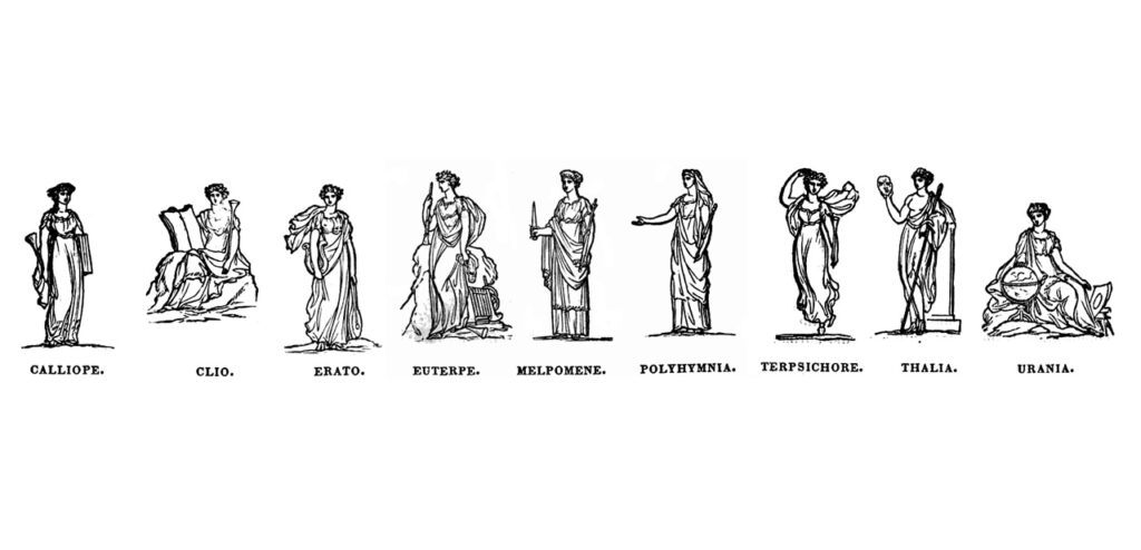 Muse, le nove divinità greche delle arti