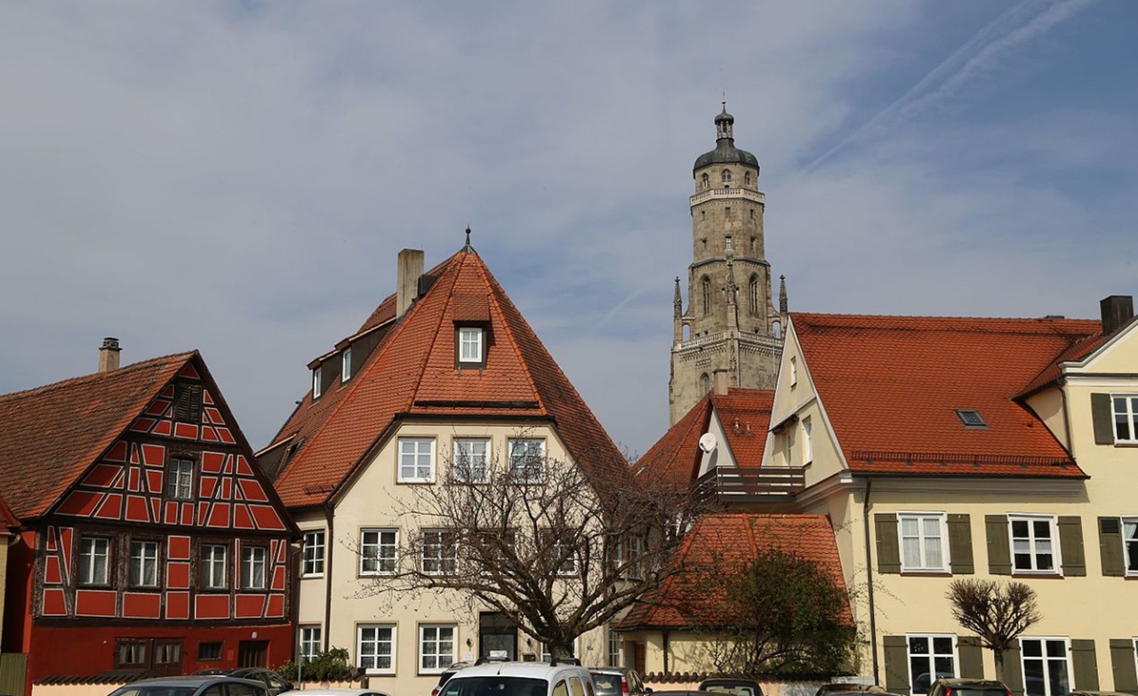 Nördlingen centro città Baviera