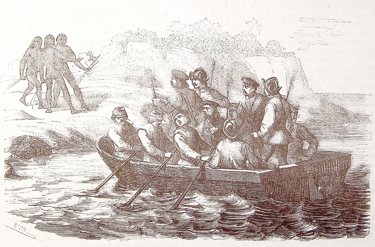 capo Hatuey spagnoli Colombo arrivano isola