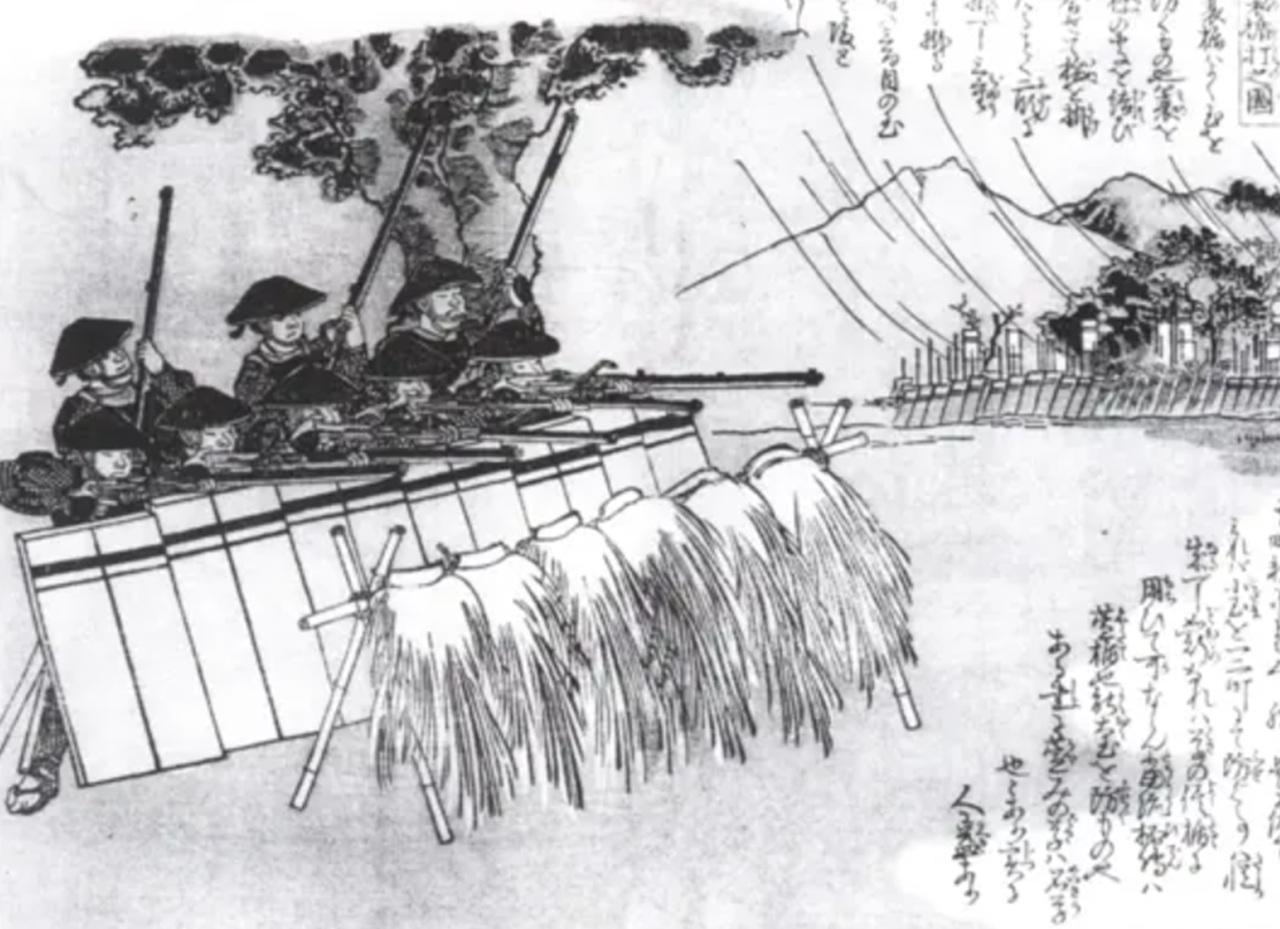 armi da fuoco samurai impugnano fucili