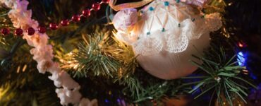 albero natale popcorn