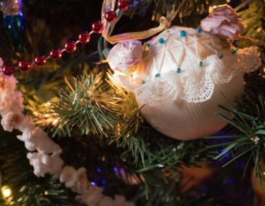 albero natale popcorn