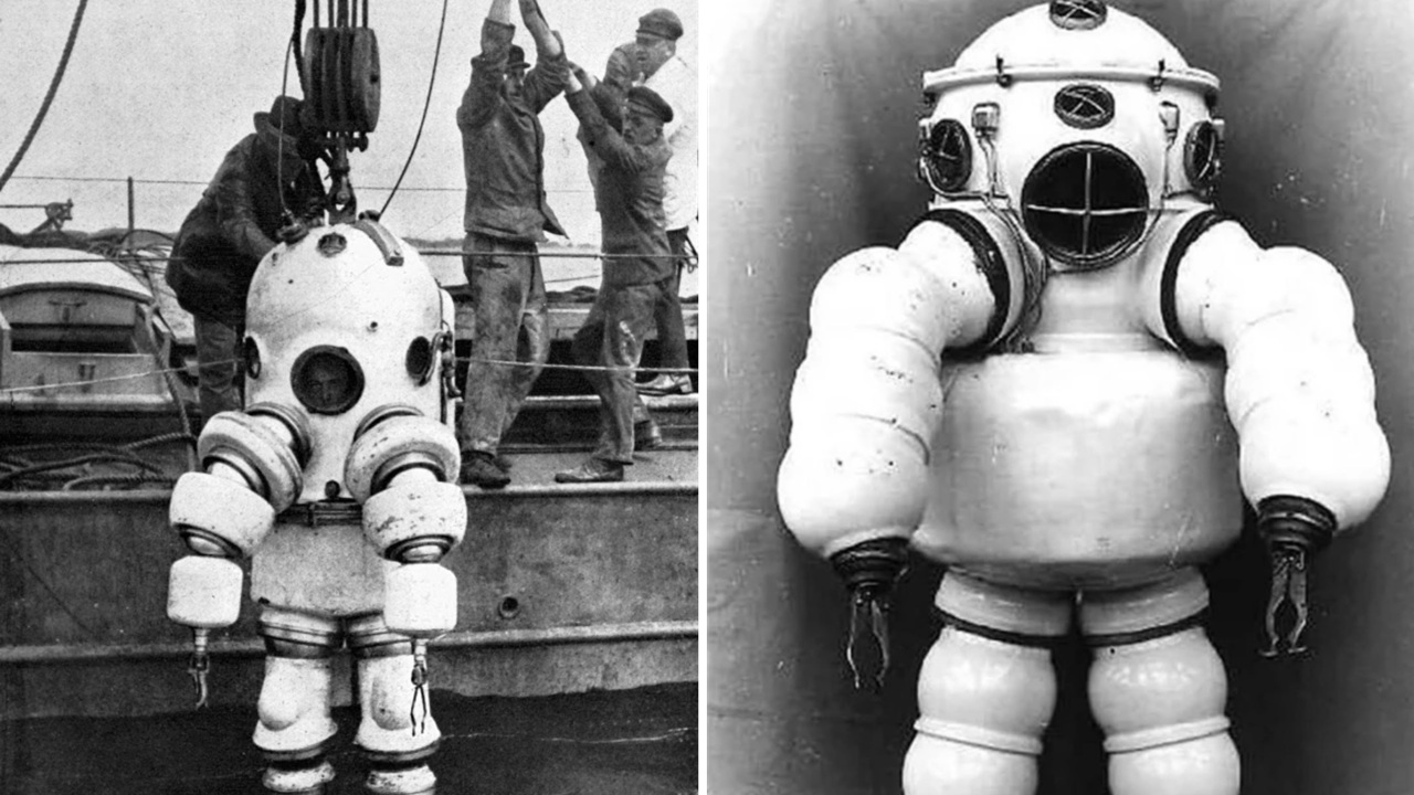 Foto del giorno: agli albori dell'esplorazione subacquea