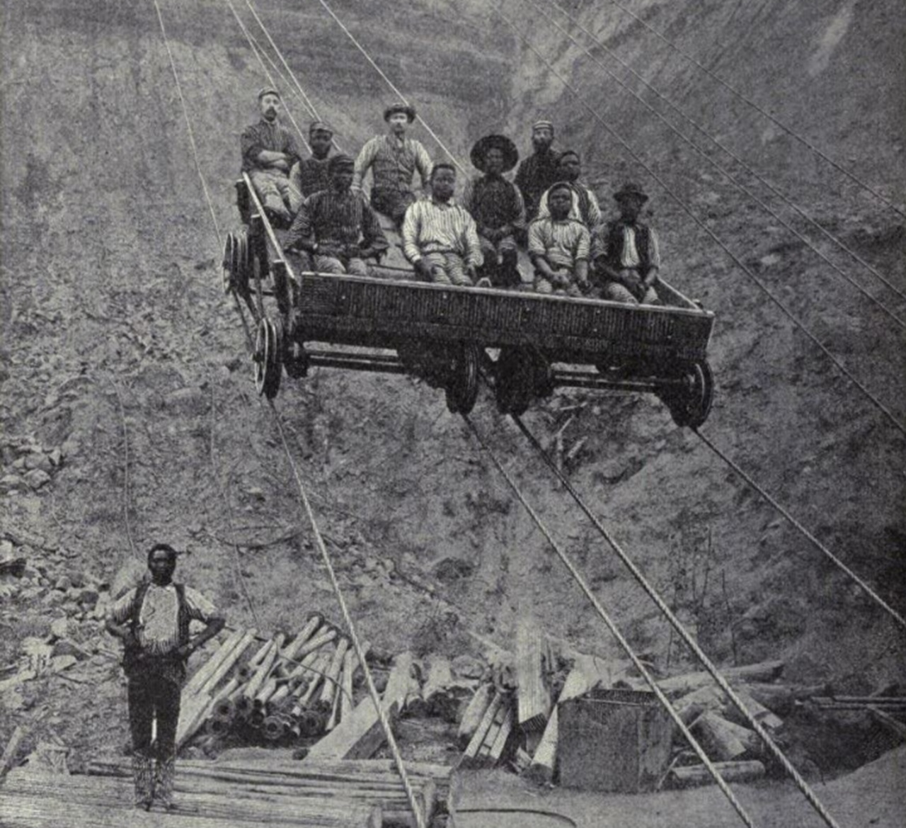 raggi X minatori Kimberley fine XIX secolo