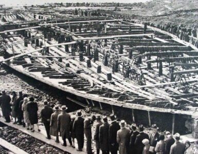 Foto del giorno: il colossale recupero delle navi di Nemi