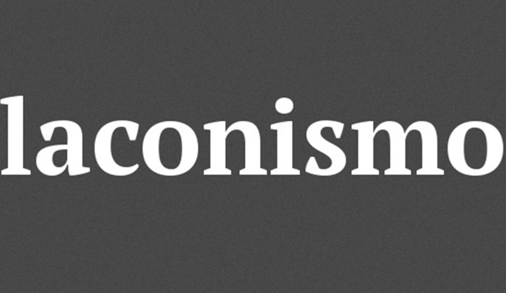 laconismo origine termine