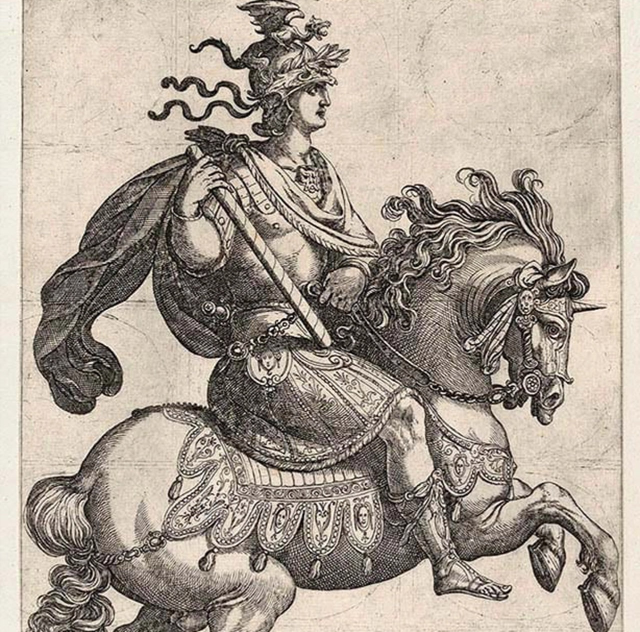 guida a sinistra cavaliere mano destra spada