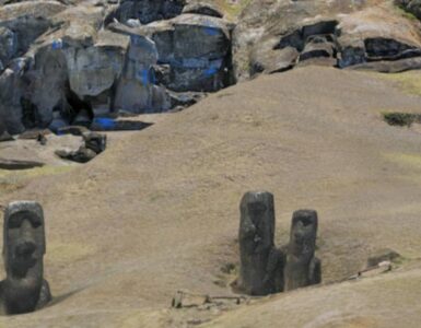 moai modello 3d cava