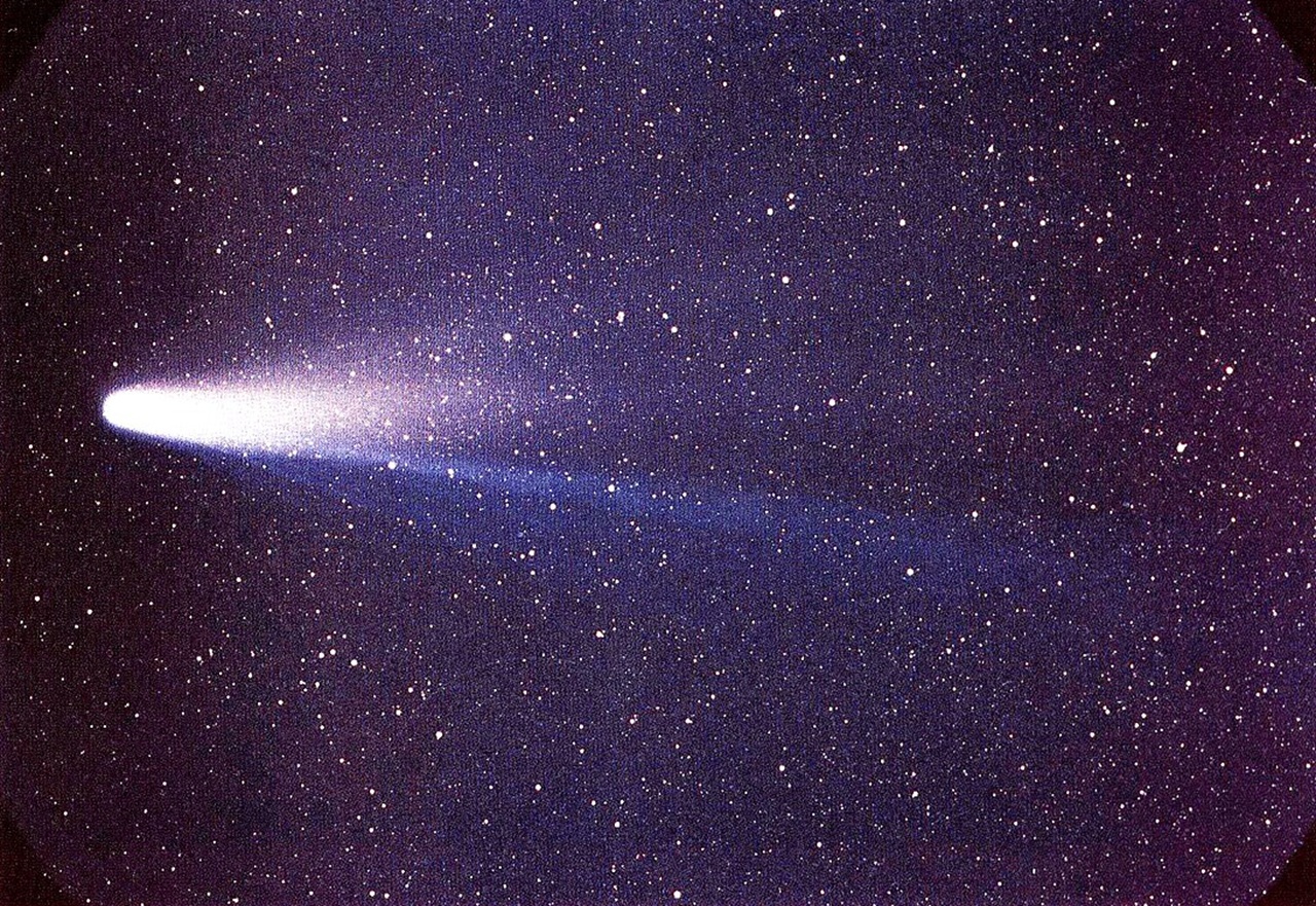 cometa di Halley in cielo