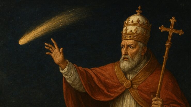 Un Papa scomunica una cometa, e niente, fa già ridere così