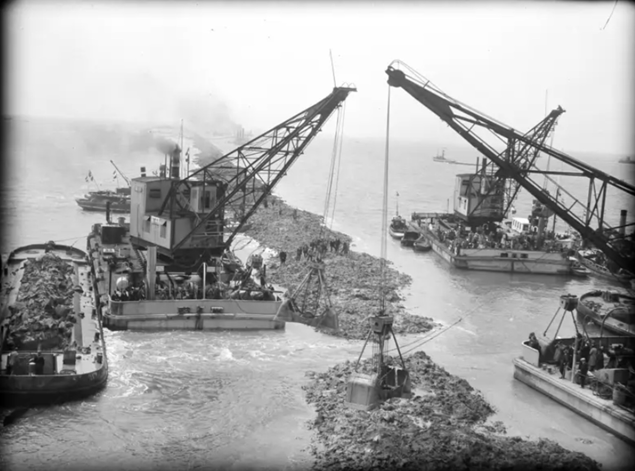 Atlantropa lavori di prosciugamento Paesi Bassi