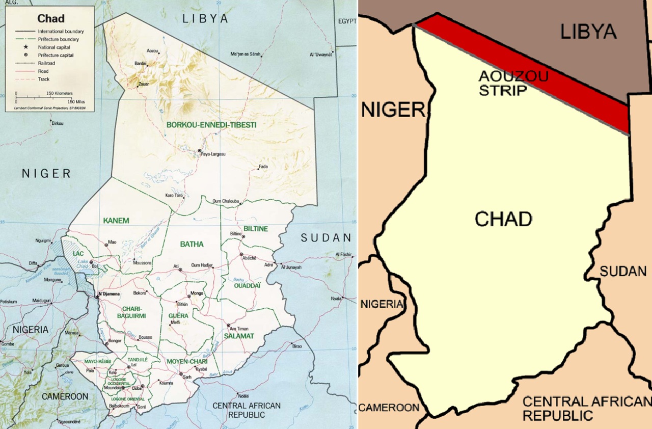 16 dicembre mappa Ciad