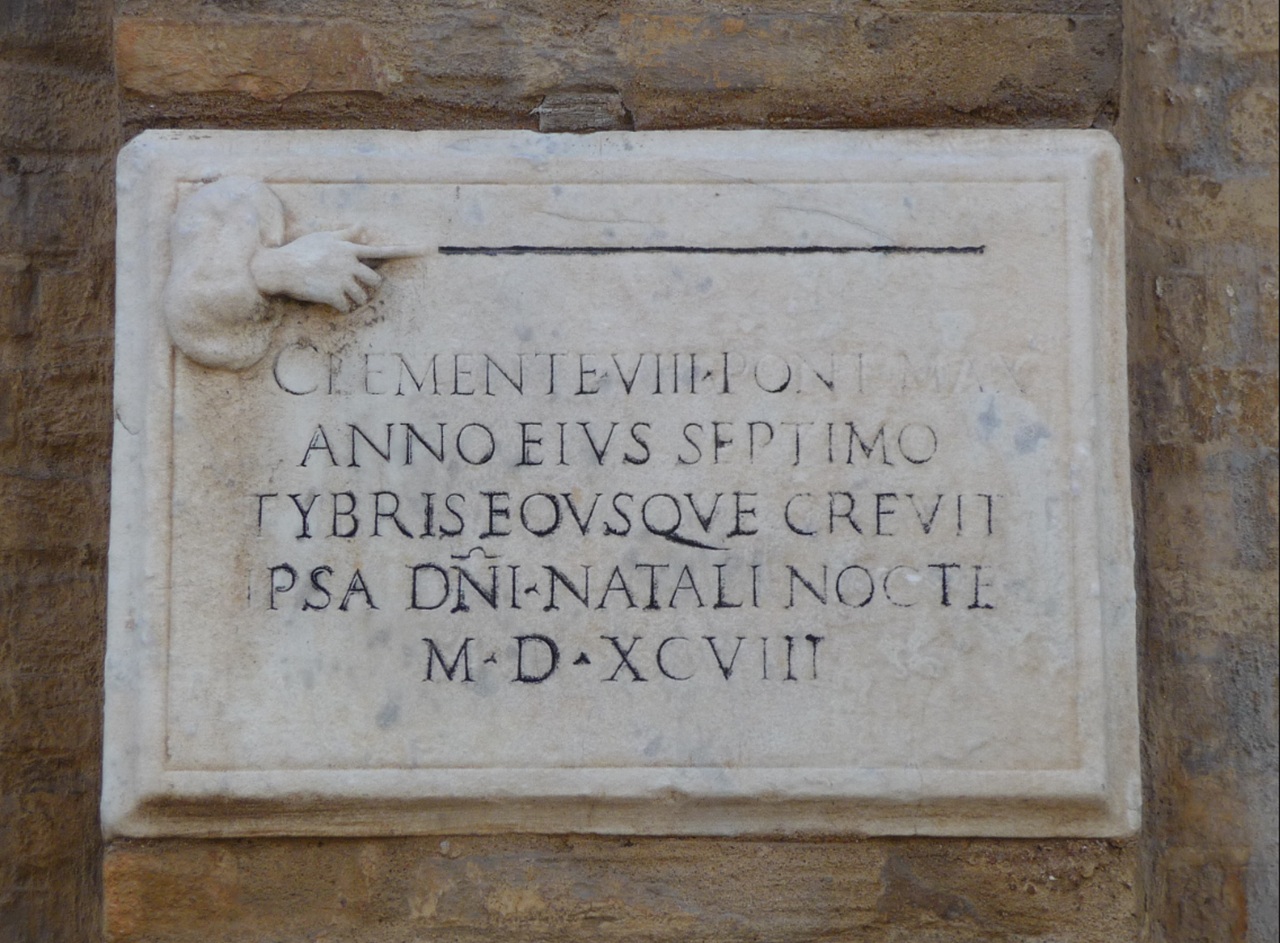 24 dicembre targa piena Tevere 1598