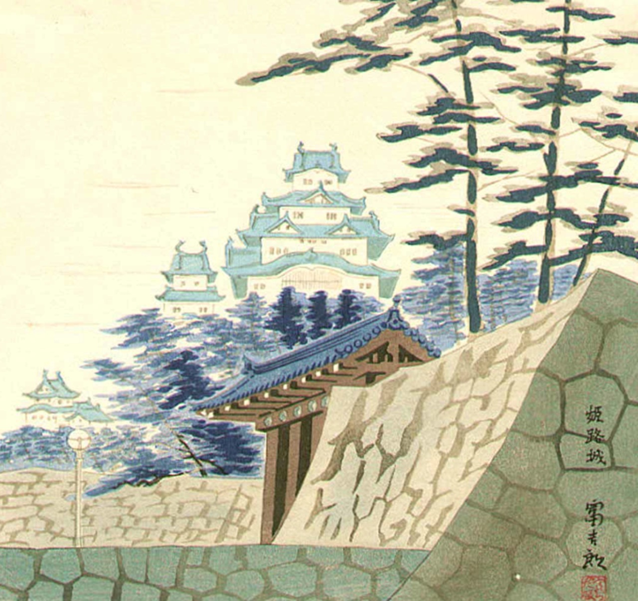 castello giapponese raffigurazione