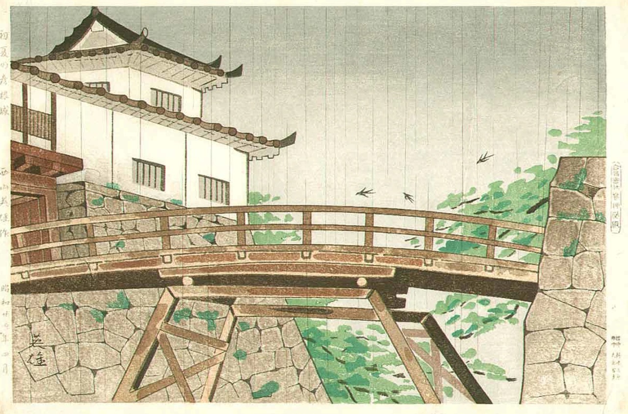 castello giapponese ponte di legno