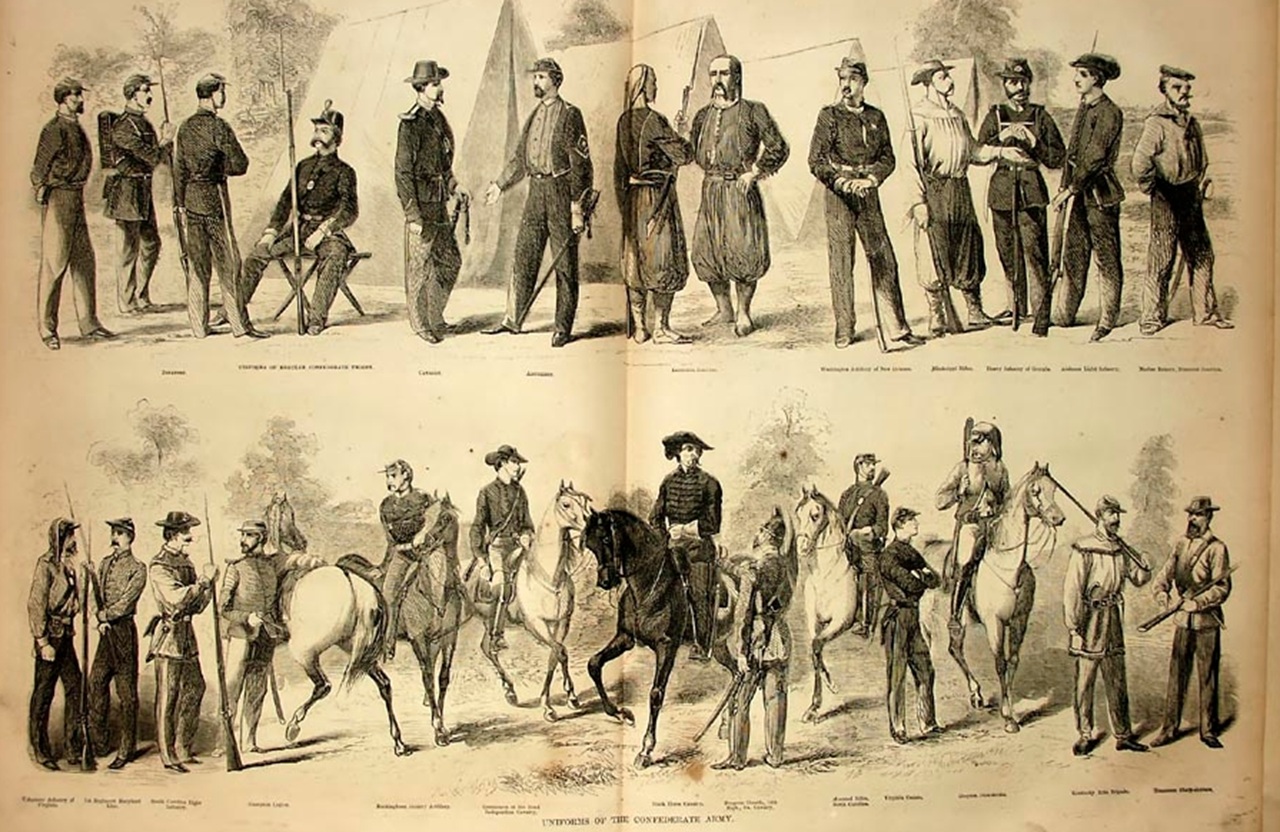 confederati uniformi