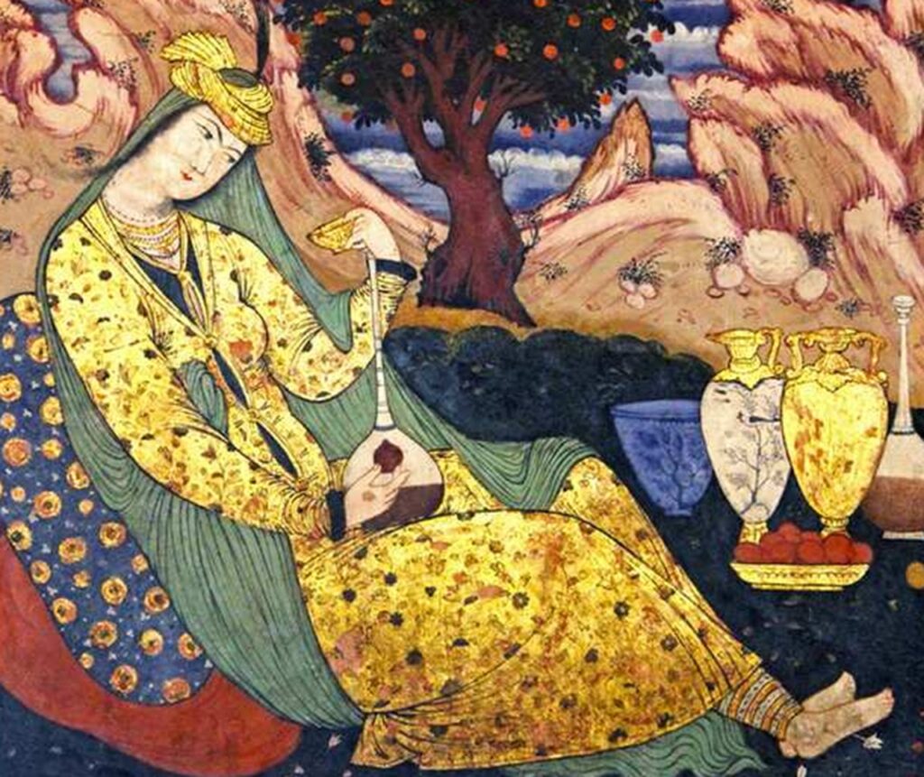 ubriachi vino discussione antica Persia