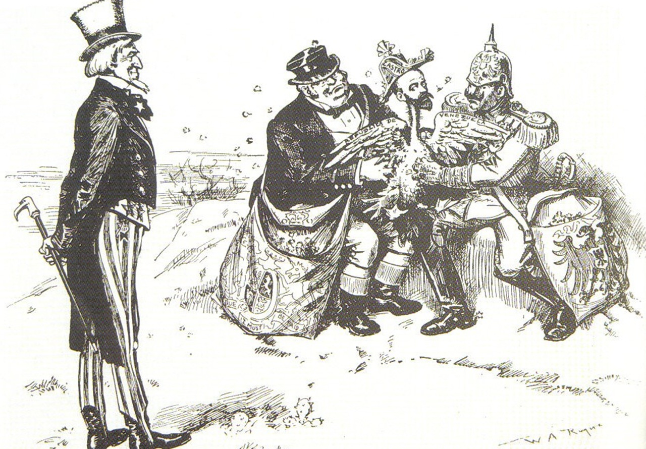 Venezuela vignetta satirica sulla crisi del 1902-1903