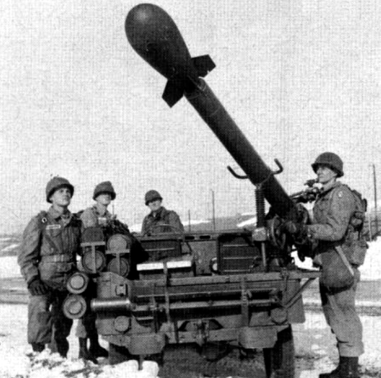 Davy Crockett montato fuoristrada