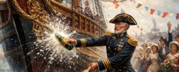 Rompere una bottiglia di champagne per il varo di una nave: perché lo facciamo?