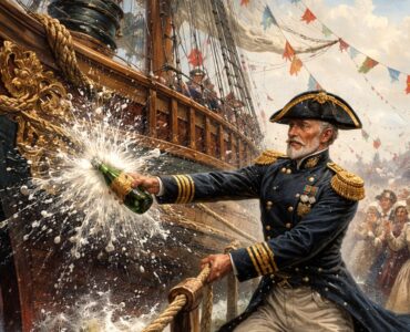 Rompere una bottiglia di champagne per il varo di una nave: perché lo facciamo?