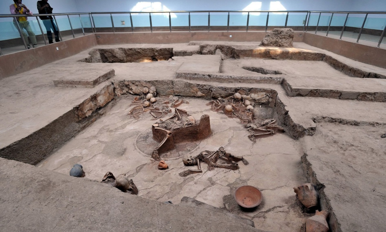 Sizhou resti umani conservati