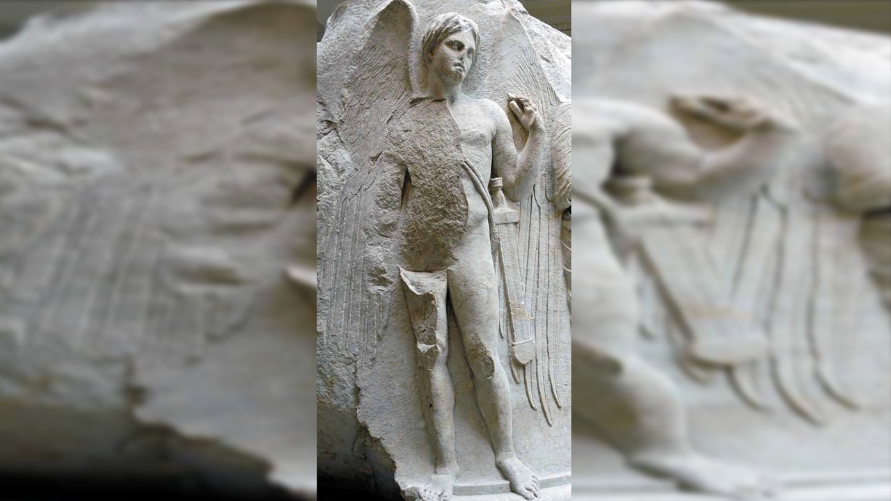 thanatos altorilievo