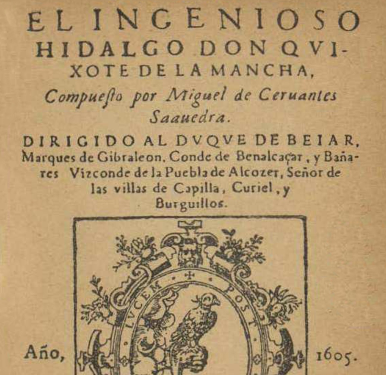 16 gennaio Don Chisciotte libro primo