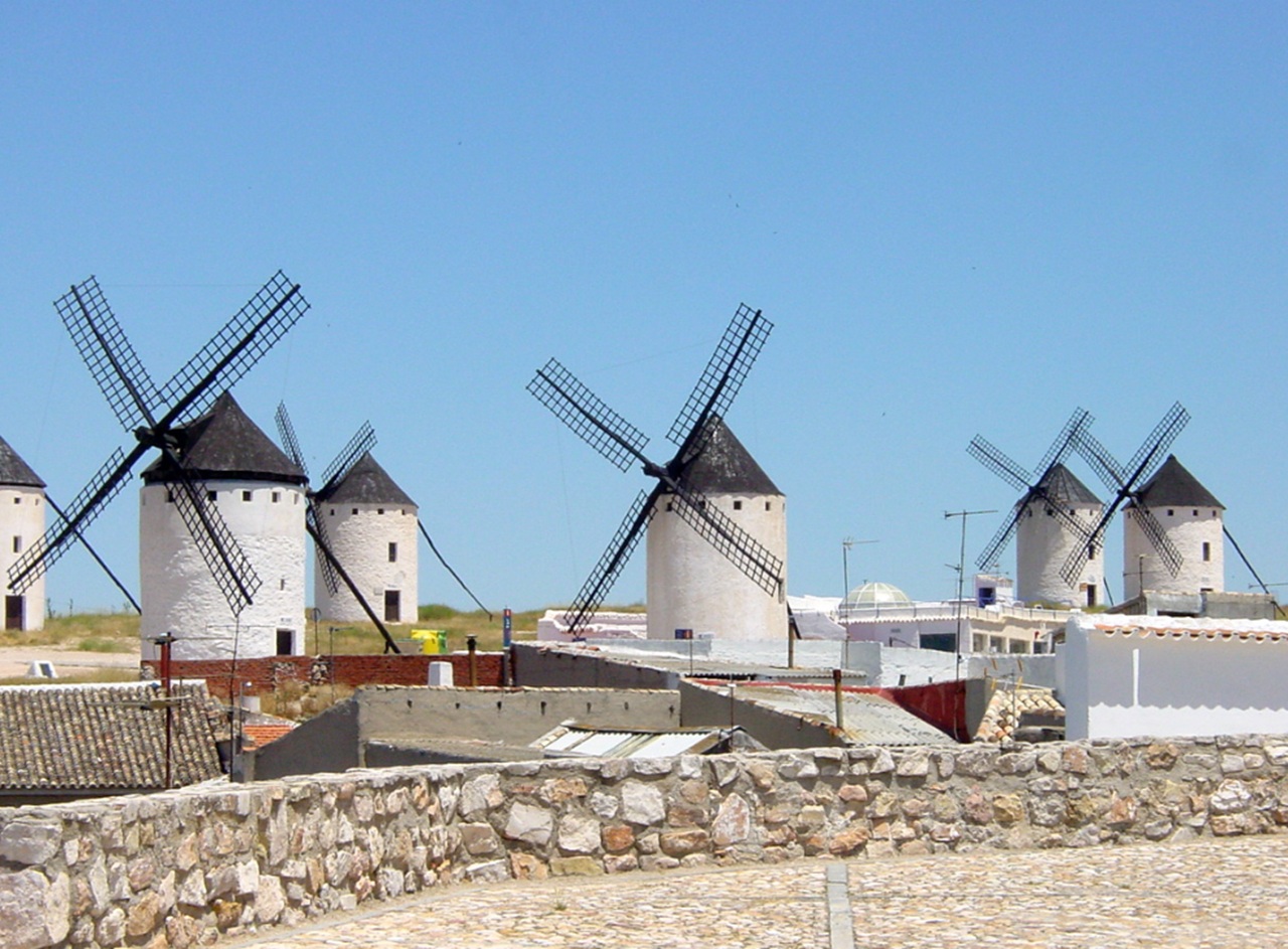 16 gennaio mulini a vento della Mancia